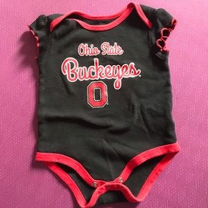 Ohio state Buckeyes onesie